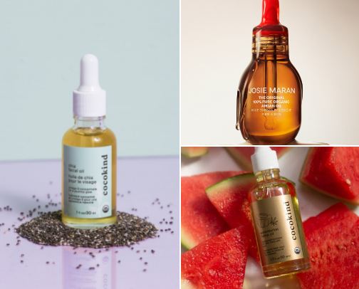 Beautifying Skincare Oils and Face Oils cover photo collage