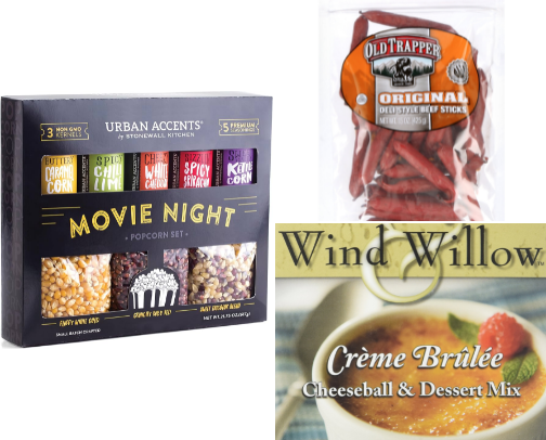 Tasty Treasures: Foods for Gift Baskets & Bags cover photo collage