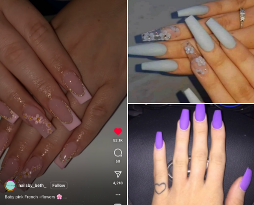Don't know what new nail set to get? Click here to see some nail inspo 🫶🏼 cover photo collage