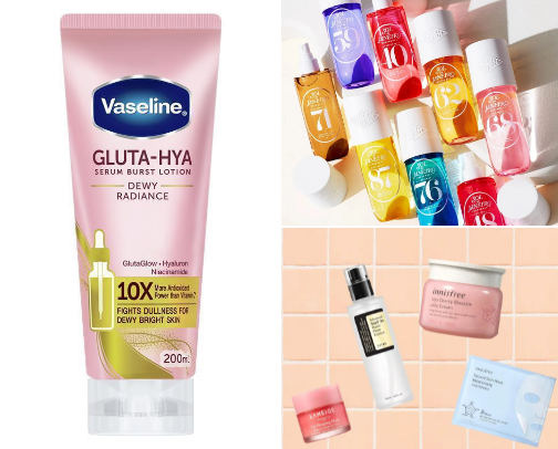 My favorite beauty recs cover photo collage