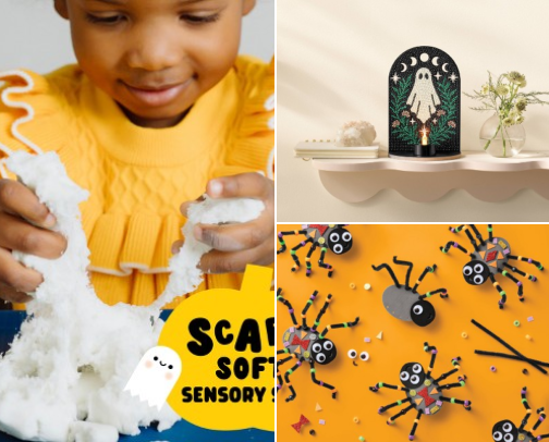 Halloween Activities for Kids (Screen-Free Fun & Spooky Crafts) cover photo collage