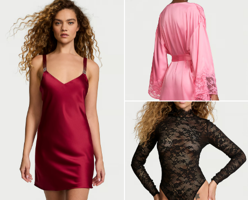 Valentine's Day Lingerie for Elegant Women cover photo collage