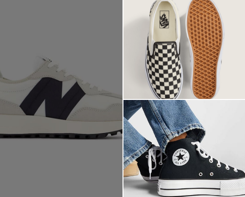 Clothing and shoes cover photo collage