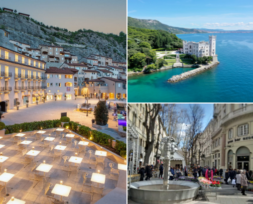 Must visit places in TRIESTE, ITALY🌺🇮🇹 cover photo collage