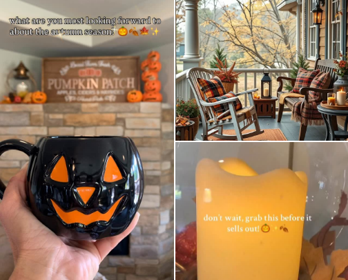 Fall Home Decorations cover photo collage