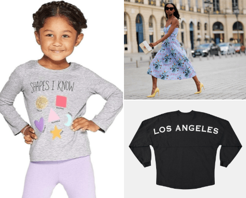 Clothing cover photo collage