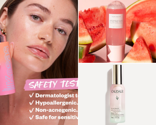 My favorite  facial sprays cover photo collage