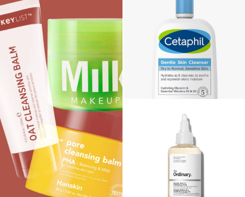 🌙 Nighttime Skincare Routine cover photo collage