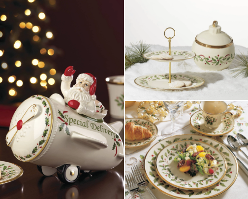 Lenox Holiday Serving Set cover photo collage