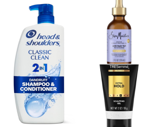 AFFORDABLE HAIR CARE PRODUCTS cover photo collage