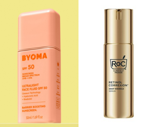Skin care cover photo collage