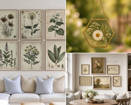 Etsy Botanical Finds I’d Actually Put on My Walls cover photo collage