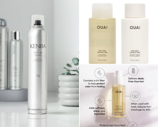 Hair care cover photo collage