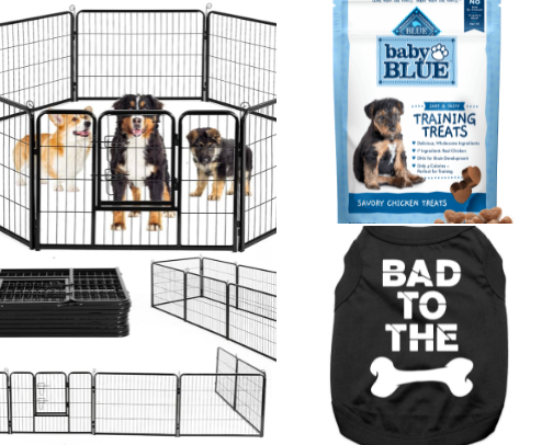 Best puppy essentials cover photo collage