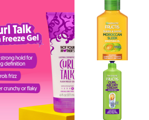 curly hair products for my girlies! cover photo collage
