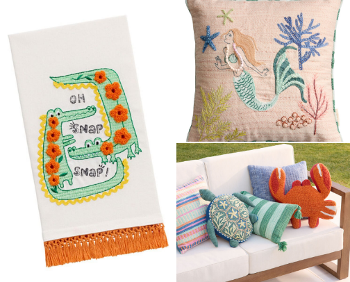 Colorful Coastal Cozy Girl Decor 🌺 🐢🐡🐠 cover photo collage