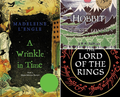 Books I love to get lost in. cover photo collage