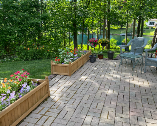My perfect summer patio ☀️ cover photo collage