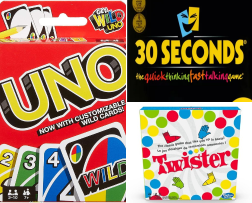 Fun family-friendly games cover photo collage