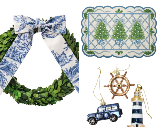 Coastal Christmas Decor 🌊🎄 cover photo collage