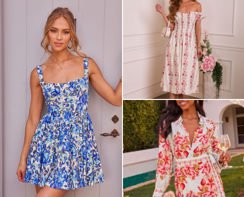 Spring Fashion cover photo collage
