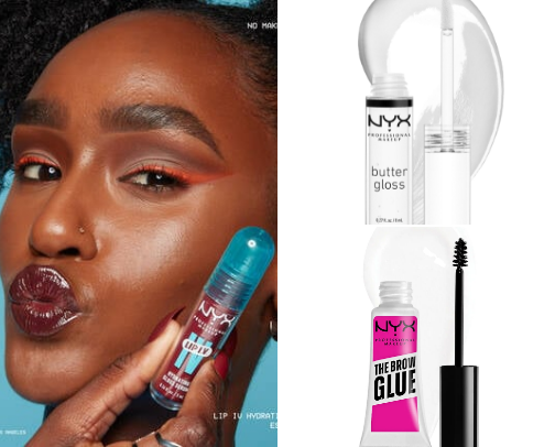 NYX cosmetics cover photo collage