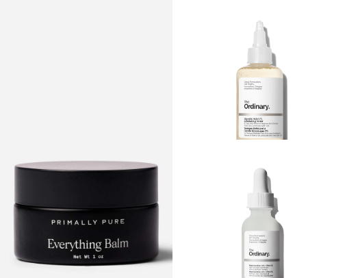 My fav skincare recs cover photo collage