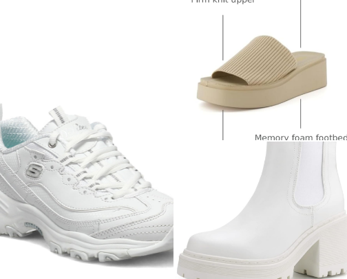 Shoes cover photo collage