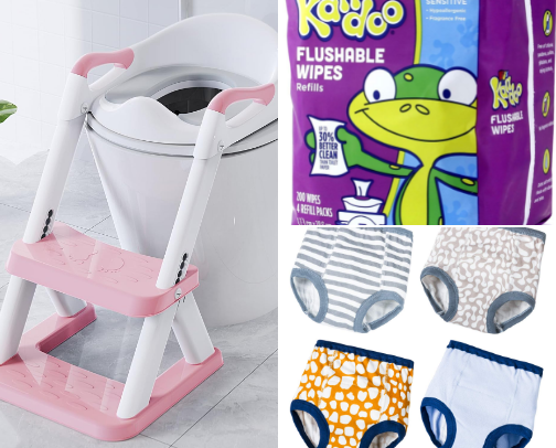 Potty Training Must Haves cover photo collage