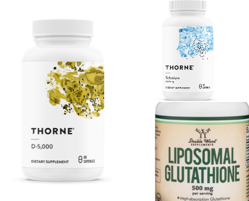 Hashimoto & Hypothyroidism Supplements cover photo collage