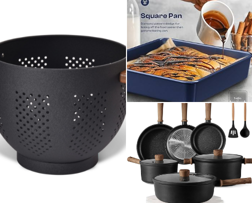 FIRST APARTMENT KITCHEN MUST HAVES FROM AMAZON!!📦🍴 cover photo collage
