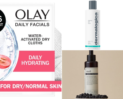 Skincare Products I use and love cover photo collage