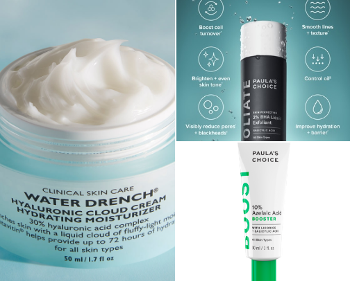 Skincare cover photo collage
