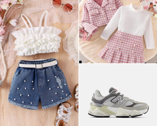 Cool kids outfits👶🧸🧩 cover photo collage