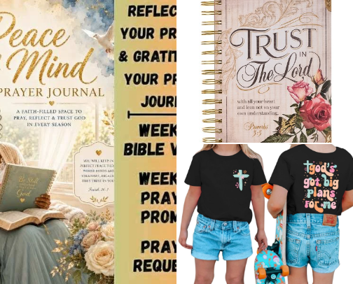 Faith Themed Products cover photo collage