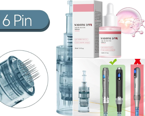 Microneedling at home cover photo collage