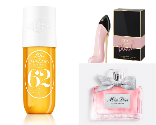 Favorite perfumes cover photo collage