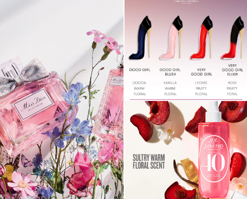 Smell like a goddess🌹 cover photo collage