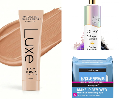 Busy Mom Beauty Favorites: Quick, Easy & Glowy cover photo collage
