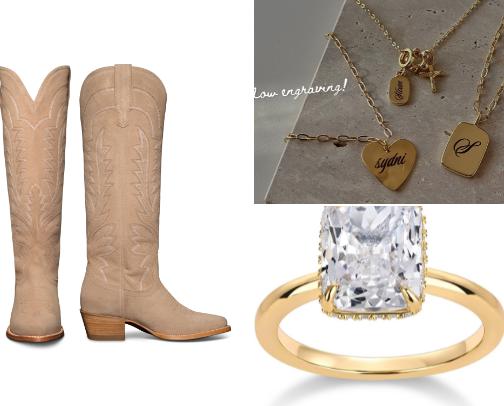 BOOTS BAGS & JEWELS cover photo collage