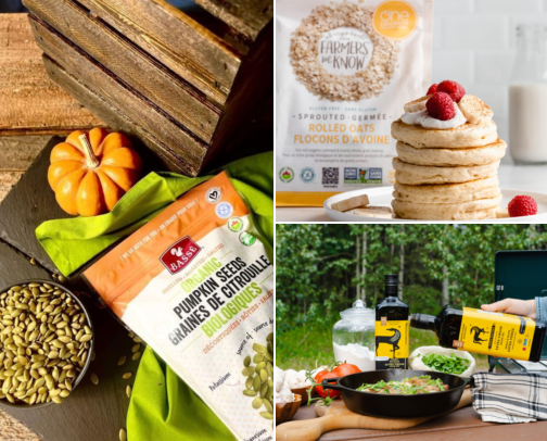 Organic Food Faves 🤍 cover photo collage