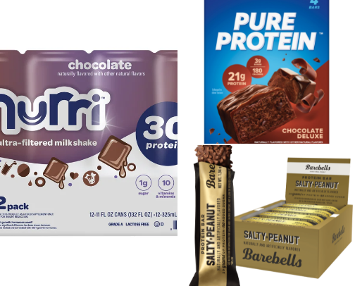 Easy Protein Snacks cover photo collage