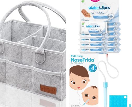 Nappy Caddy Essentials I’d Buy Again cover photo collage