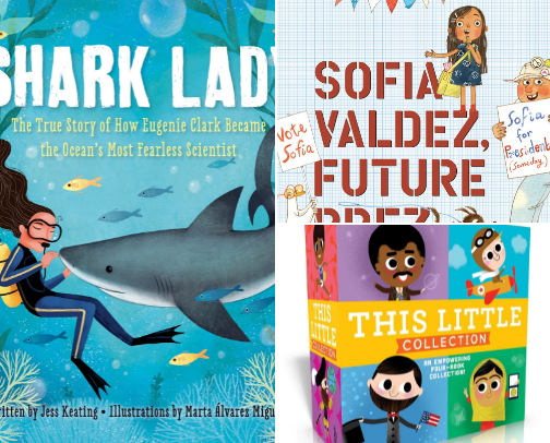 Girl Power Reads! cover photo collage