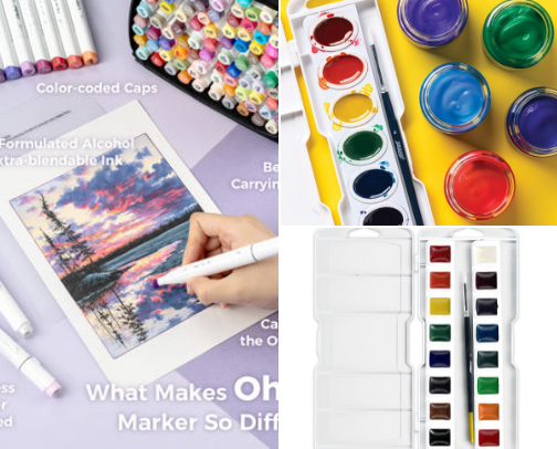 The Creative Cabinet: Best Art Supplies cover photo collage