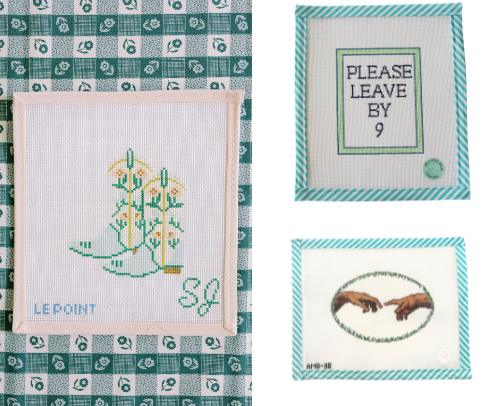 Needlepoint canvases on my wishlist 🪡 cover photo collage