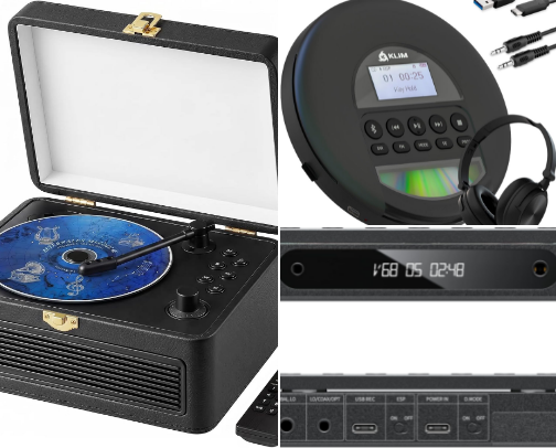 In My Discman Era: CD Players, Cassettes, Wired Headphones & Retro Music Finds cover photo collage