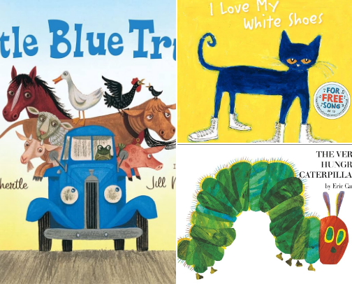 My top Children books for toddlers cover photo collage