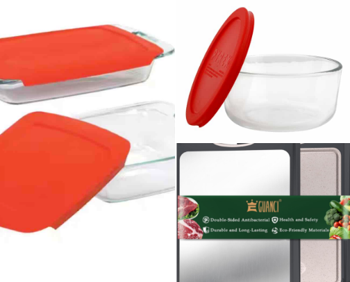 Kitchen items cover photo collage