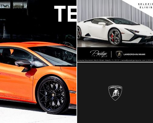 Lamborghini Palm Beach cover photo collage